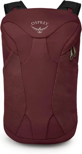 Vista 2 de Osprey Farpoint Fairview - Mochila de viaje unisex, color rojo circón