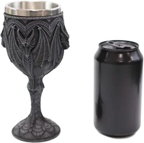 Vista 3 de Ebros Gift Legendario Fuego Sangre Grendel Cuarteto Guardianes Dragón Copa Copa Copa Fiesta Alojamiento Taberna Estilo Viejo Mundo Fantasía