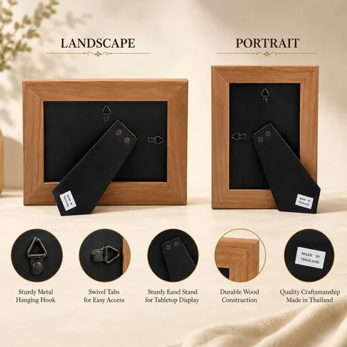 Vista 8 de Congratulations Graduate Class Of 2019 2020 2021 2022 – Marco de fotos de madera de aliso natural personalizado – Añade nombre, año, nombre