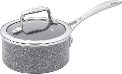 Vista 7 de ZWILLING Vitale - Sartén antiadherente de 1 cuarto de galón con tapa, utensilios de cocina de aluminio, sartén para cocinar todos los días
