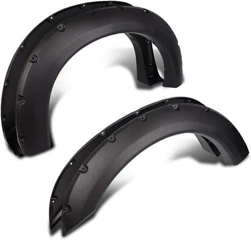 Vista 16 de G-PLUS defensas guardabarros con remaches de bolsillo, compatibles con Ford F150 2009-2014 Styleside con modelos de longitud de cajuela de 67.0