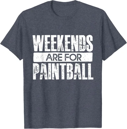 Vista 23 de Weekends Are For Paintball - Camiseta de paintballer, Negro