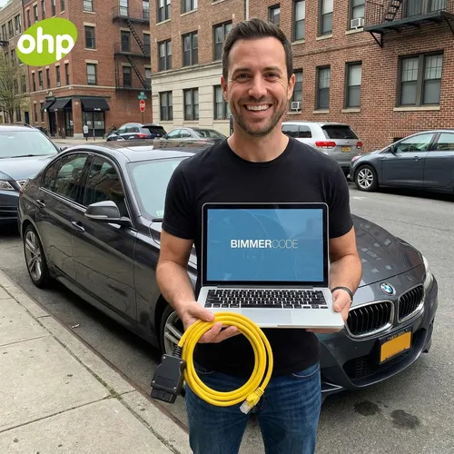 Vista 9 de OHP ENET Bimmercode OBD2 Cable para codificación BMW Serie F E SYS ISTA+ ICOM Bootmod3 Bimmerlink OBD Cable resistente
