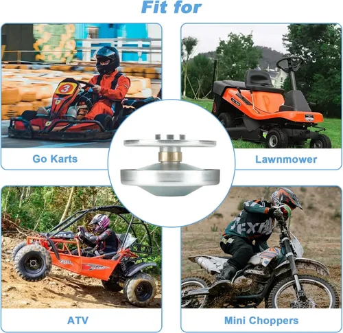 Vista 6 de Reemplazo de polea de controlador para embrague convertidor de par de bicicleta Go Kart serie 30, compatible con Manco Comet 219552A 212CC 3/4