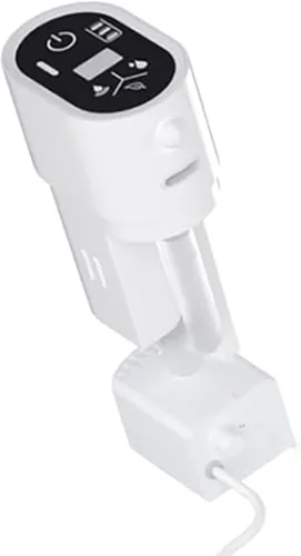 Vista 7 de Reemplazo de fuente de agua inalámbrica de cerámica para gatos, controlador de sensor de batería de 4000 mAh, sensor inteligente súper silencioso