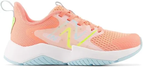 Vista 3 de New Balance, Rave Run V2 - Tenis unisex con cordones, para niños
