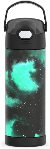 Vista 10 de THERMOS FUNTAINER - Botella aislada al vacío de acero inoxidable de 16 onzas con tapa ancha de boquilla, MINECRAFT (paquete de 6)