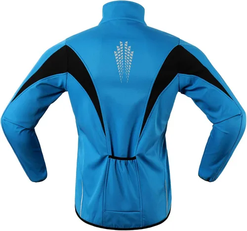 Vista 3 de Chaqueta térmica para ciclismo (tejido Softshell, resistente al viento, impermeable, 15K) de ARSUXEO