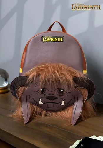 Vista 2 de Fun Costumes Labyrinth Ludo Mini Mochila Estándar Marrón, Marrón, Classic