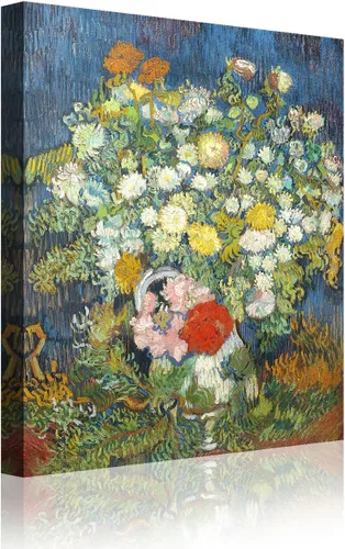 Vista 76 de IPIC - Campo de trigo con cuervos, reproducción artística de Vincent Van Gogh. Lienzo de giclée para decoración del hogar 10#F (20 x 16)