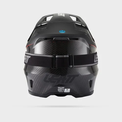 Vista 4 de Leatt Moto 9.5 Motocross Casco y Velocity 6.5 Kit de gafas con bolsa para casco Carbono