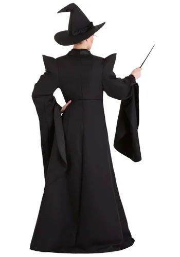 Vista 2 de Disfraz Deluxe de Profesora McGonagall para Mujer de Harry Potter Multicolor