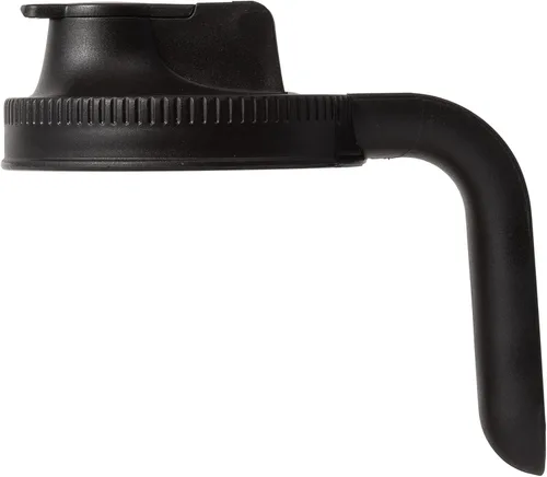 Vista 5 de Jarware 82686 - Juego de 2 tapas de boca ancha con boquilla para tarro de masón, color negro
