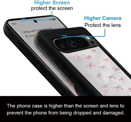 Vista 946 de Compatible con Google Pixel 4A 5G Mobile Case Creative Acrylic Panel trasero Silicona Protección Grip especialmente diseñado para Google Pixel 4A 5G