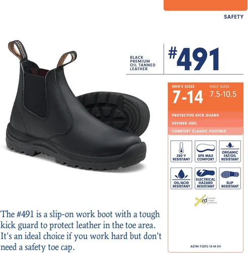 Vista 3 de Blundstone Botas protectoras de la serie Work - Hombre
