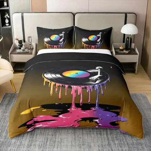 Vista 52 de jejeloiu Cute Mushroom Decor Duvet Cover 100% Cotton for Kids Boys Girls Twin Size Botanical Plants Bedding Set Cartoon Mushrooms Comforter Cover