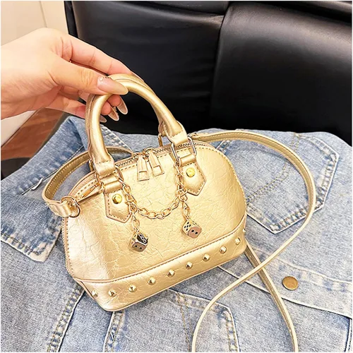 Vista 3 de Bolso tote para mujer, mochilas de cuero, bolso cruzado, bolso para boda, baile, fiestas, trabajo, viajes (estilo 518)