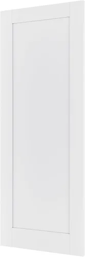 Vista 2 de WINSTELLAR - 1 panel estilo coctelera de 18 x 80 pulgadas, losa blanca imprimada para puerta interior de núcleo sólido, puerta de dormitorio