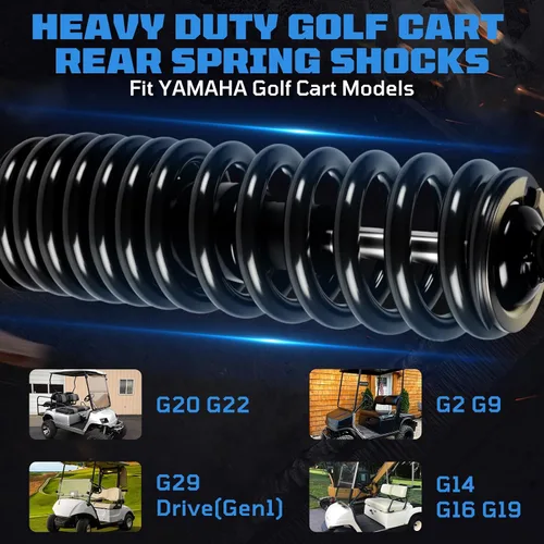 Vista 3 de iLSKW Amortiguador Trasero de Alta Resistencia para Carrito de Golf Yamaha con Resorte para Modelos de Gas y Eléctricos 1995 en adelante, G14, G16