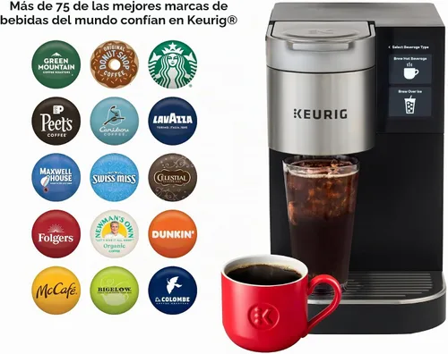 Vista 9 de Keurig K-2550 - Cafetera de una sola porción para empresas medianas, plomada, plata/negro
