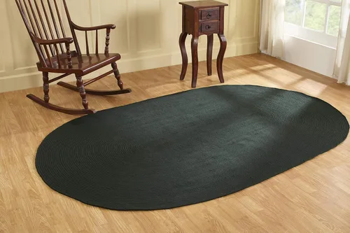 Vista 23 de La colección Better Trends Alpine Braid es una alfombra reversible para interiores duradera y resistente a las manchas 100% polipropileno