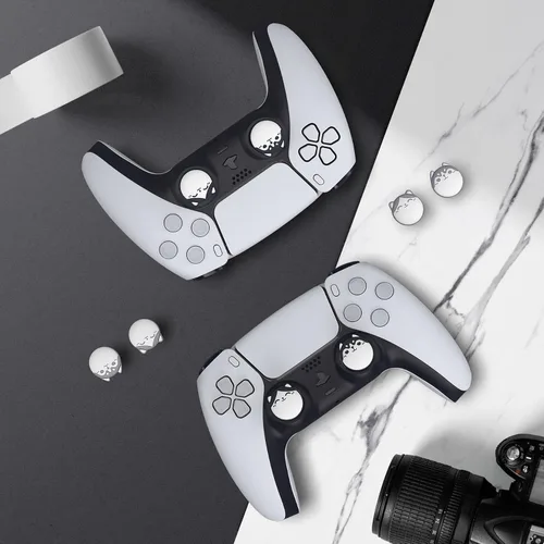 Vista 7 de PlayVital Cute Thumb Grip Caps for ps5ps5 Edge Controller, Joystick Caps for Switch 2 ProSwitch Pro, Thumbstick Cover for Xbox Series XS, Elite