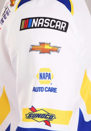 Vista 4 de Disfraz de hombre Uniforme NASCAR de Chase Elliott NAPA Multicolor