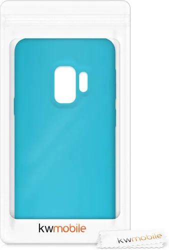 Vista 7 de kwmobile Funda Compatible con Samsung Galaxy S9 - Cubierta de Teléfono de Silicona TPU con Acabado Suave - Cool Glacier