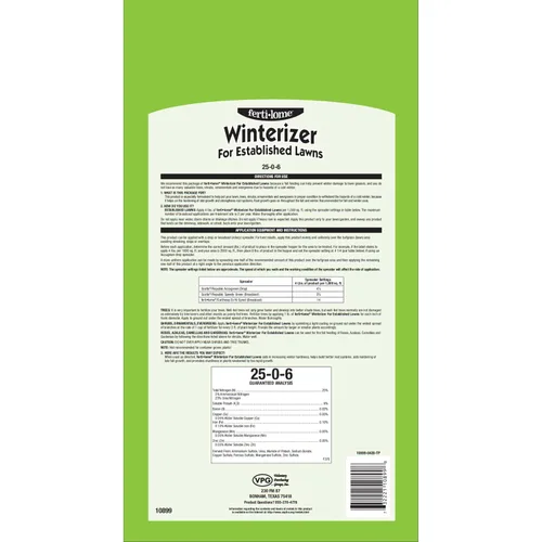 Vista 2 de Fertilome (10899) Winterizer para césped establecido 25-0-6 (20 libras)