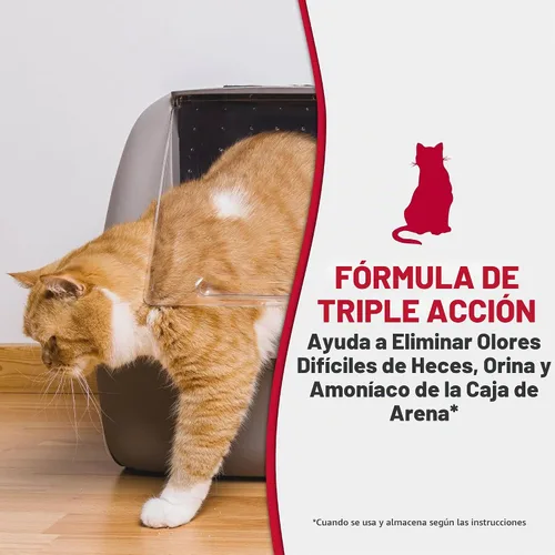 Vista 3 de Nature's Miracle Cat Litter Box - Desodorante en polvo, 20 onzas