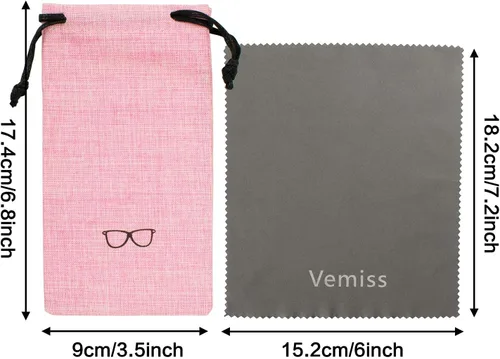 Vista 6 de Vemiss - Funda rígida para lentes de sol (lino)