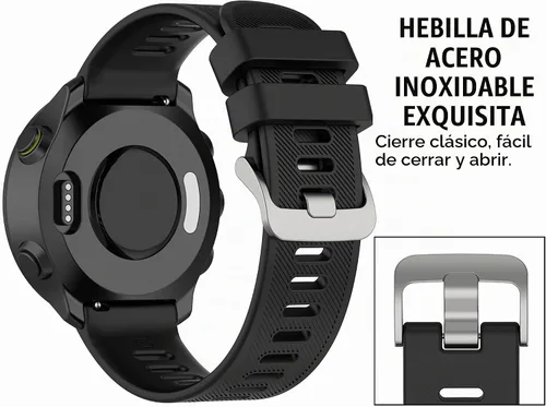Vista 6 de Correa para Garmin Forerunner 55, banda de liberación rápida de repuesto para Garmin Forerunner 158 (sin rastreador, bandas de repuesto solamente)