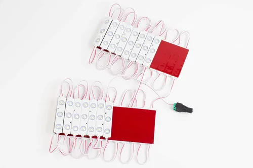 Vista 3 de Módulo de inyección Z3030 de luz LED súper brillante de 24 V + paquete de fuente de alimentación UL 24 V (20 pies)