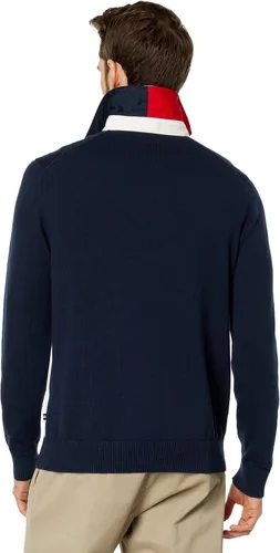 Vista 2 de Nautica Suéter de rugby con bloques de colores para hombre