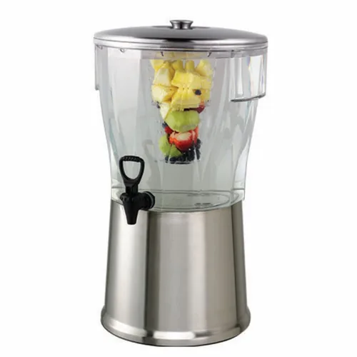 Vista 10 de Service Ideas - CBDRT3SS - Despachador de bebidas, sin BPA, de acero inoxidable, redondo, 3 gal. CBDRT3SS acero inoxidable y plástico, certificado