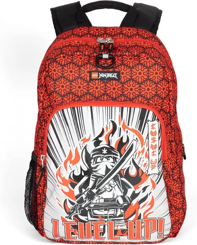 Vista 11 de Mochila escolar LEGO NINJAGO para niños, bolsa para libros, para viajes, para ir y venir, para el regreso a la escuela, para niños y niñas, Verde