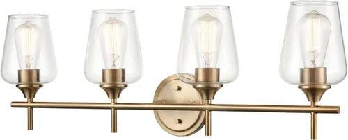 Vista 13 de ML Lighting Ashford - 3 tocador de baño ligero, 10.25 pulgadas de alto y 22 pulgadas de ancho, acabado de níquel cepillado cepillado níquel