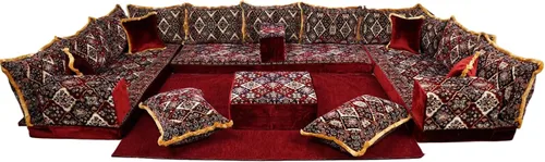 Vista 10 de arabicsofa Cojines Majlis de piso tradicionales: asientos modulares Diwan seccionales