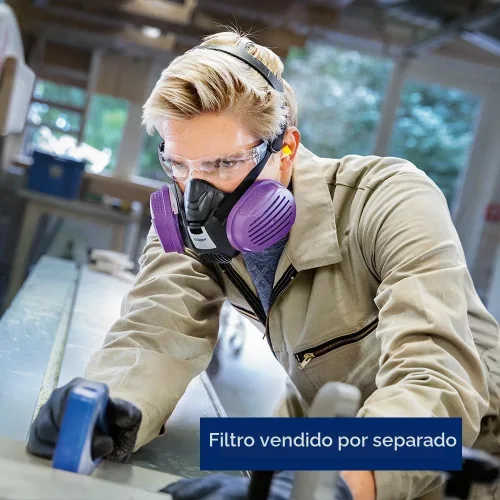Vista 6 de Dräger X-plore 3500 Máscara respiradora de media cara, aprobada por NIOSH