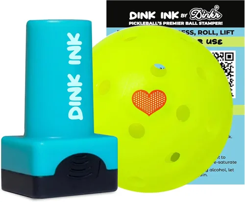 Vista 30 de Dink Ink Sello de Pickleball – Manera Divertida de Marcar tus Pelotas de Pickleball Gran Regalo para los Amantes del Pickleball Fácil de Usar