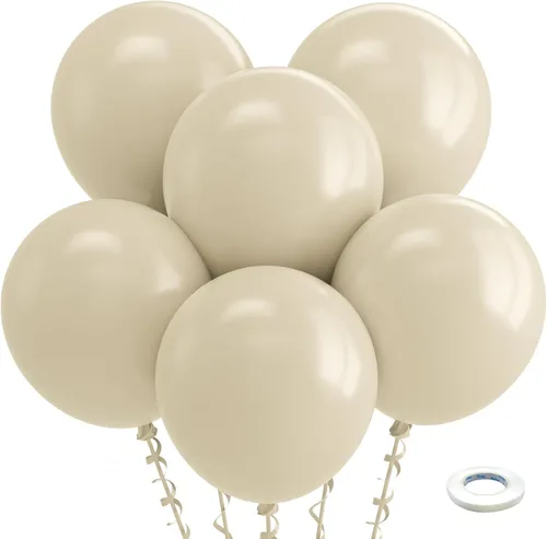 Vista 196 de Bezente Paquete de 150 globos de látex mate color burdeos de 5 pulgadas rojo (07-Red-G42)