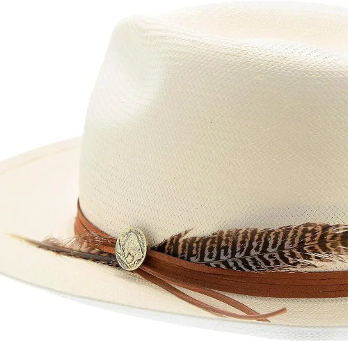 Vista 4 de Stetson Sombreros Unisex Tallahassee Shantung 3" Stiff Snap Brim