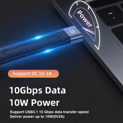 Vista 2 de CY USB 3.1 tipo C macho host a USB3.0 tipo AF OTG Flat Slim FPC cable de datos 5.1 in para teléfono portátil