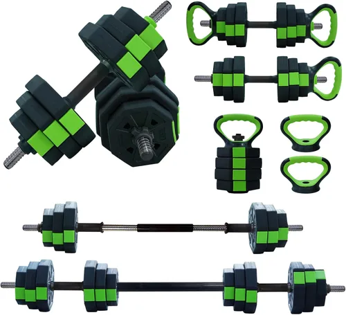 Vista 7 de Adjustable Dumbbell Set, Adjustable Weights 30/44 /66/88 LBS Free Weight Set for Home Gym