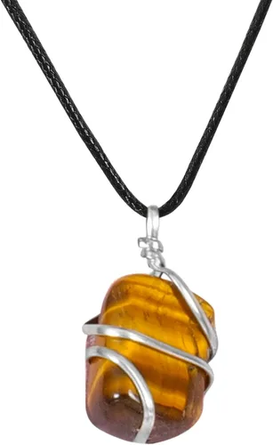 Vista 35 de PYOR Collar con colgante curativo de Reiki de cristal, gemas de buena suerte, prosperidad, riqueza, piedras preciosas naturales, collares de buena