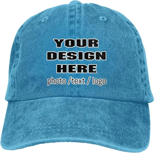 Vista 9 de Sombrero personalizado Diseña tu propio sombrero personalizado Sombrero personalizado Añadir texto Logo Foto Sombrero de vaquero personalizado