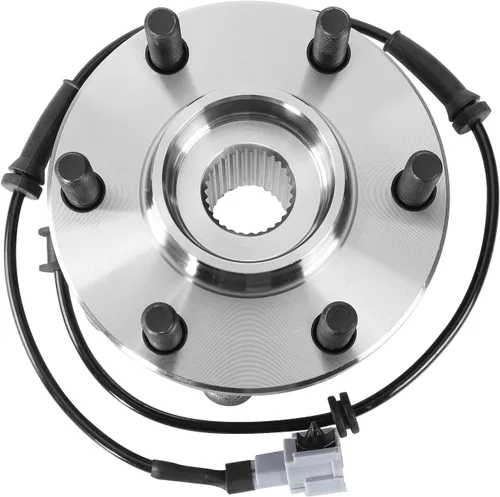 Vista 3 de DNA MOTORING OEM-WHA-0012 Conjunto de cubo de rodamiento de rueda delantera con sensor de velocidad compatible con Frontier 2005-2019 / Pathfinder