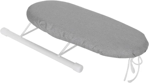 Vista 3 de Tabla de planchar, tabla de planchar de mesa con patas plegables y cubierta de algodón, mini tabla de planchar, puños plegables