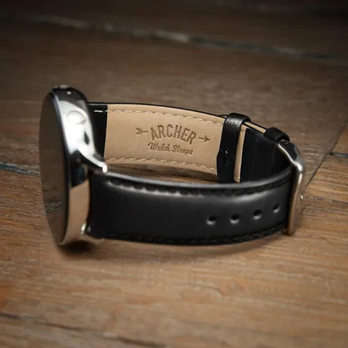 Vista 2 de Archer Watch Straps - Correas de reloj de liberación rápida de cuero de grano superior