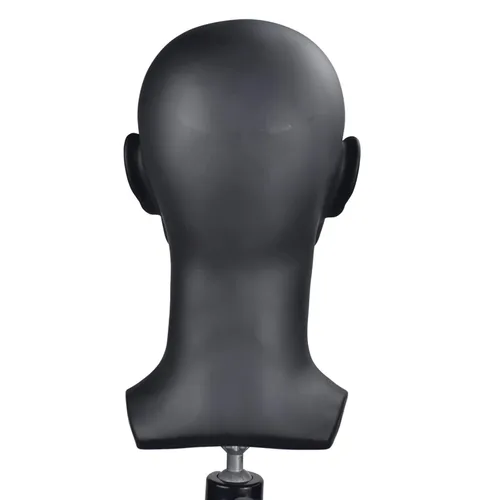 Vista 3 de Maniquí de plástico con cabeza de maniquí realista para hombre